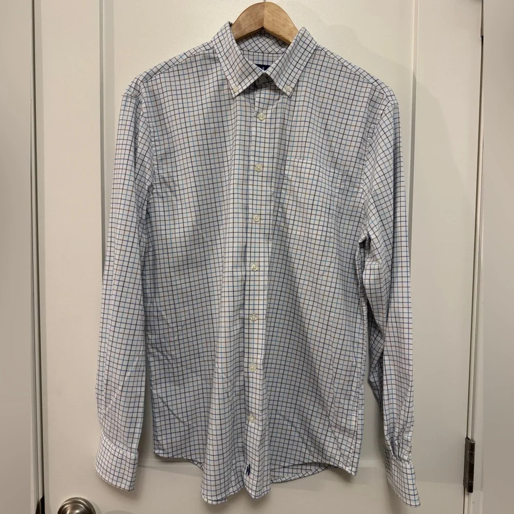 JOHNNIE-O MEN'S PADDOCK PERFORMANCE BUTTON-DOWN SHIRT Medium - Picture 3 of 10